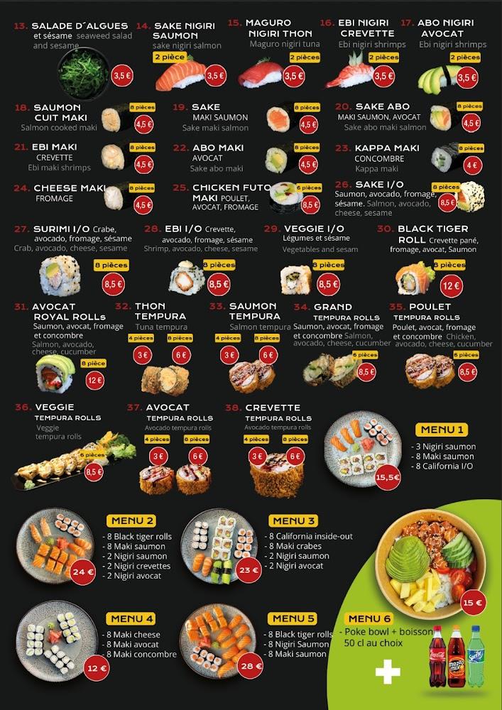 Sushi and More - Menu Image 2